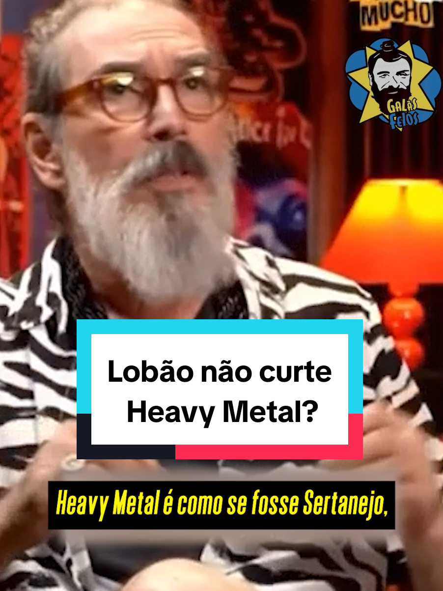 Lobão desce a lenha no Heavy Metal. #polêmica #humor #cortespodcast #galasfeios 