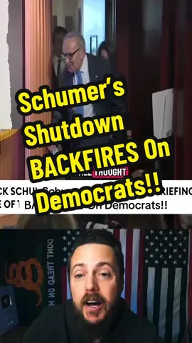 Schumer’s Shutdown BACKFIRES On Democrats!! #Schumer #Shutdown #Trump #Republicans #democrats 