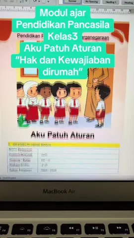 🍀Modul ajar (RPM) Pendidikan Pancasila kelas3 Aku Patuh aturan “Hak dan Kewajiban dirumah” #modulajar #pembelajaranmendalam #kurikulummerdeka #guruinovatif #pendidikanpancasila 