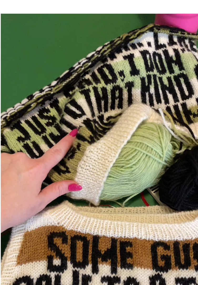purling stranded colorwork in real time!