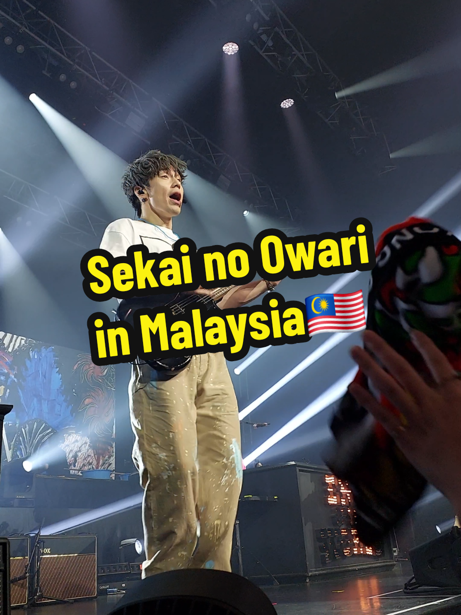 Sekai ni Owari in Malaysia 🇲🇾🇲🇾 Phoenix Asia Tour #sekainoowari  #fukase #nakajin #saori #djlove 