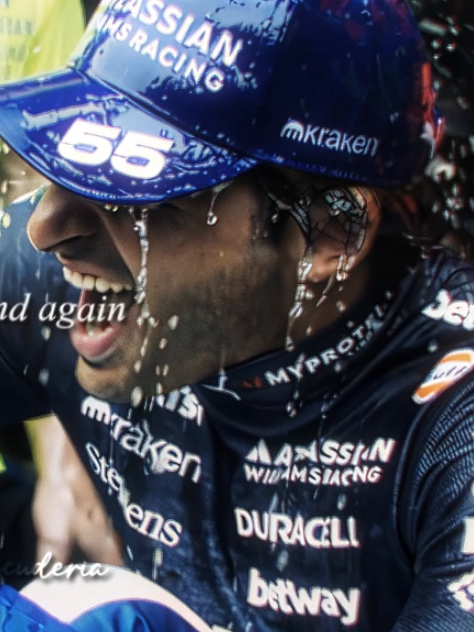 #CARLOSSAINZ i just can't get enough of his first podium in williams  💙 ib: @cau ( jake's gf ) 🫦 | ac: @alinakaymusic  #edit #f1edit #carlossainzedit #carlossainz55 