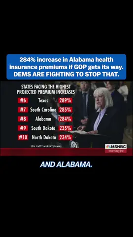This is what the shutdown is about. Republicans don’t care if health insurance costs skyrocket. Democrats do care. #alpolitics #shutdown 