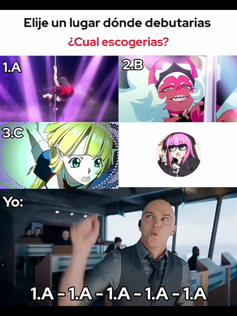 1.A 🗣️ #Anime #animefyp #Otaku #animetiktok #animememes 
