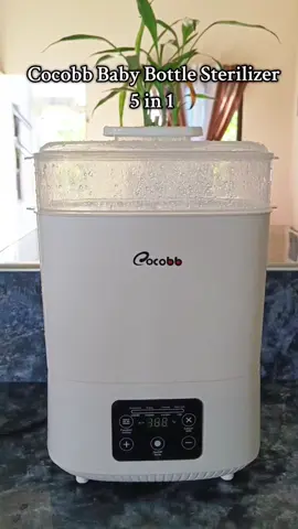 All-in-one sterilizer every mom needs! 💕 #Cocobb #BabyEssentials #MomLifePH #BabyBottleSterilizer #BabyCare