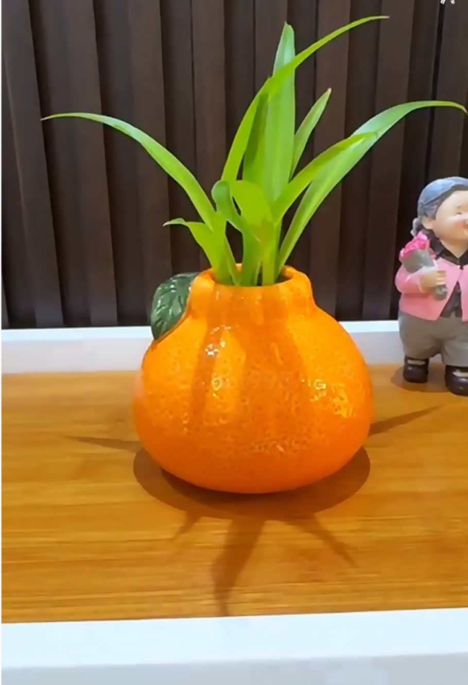 Bình gốm quả cam, bình cắm hoa mini dễ thương #binhcamhoa #binhgommini #xuhuong #decor #lalap1995 