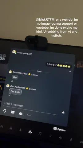 If u go to his youtube check his ps name this is literally him. Idk if its a joke or what but maybe its that my account name on ps is “mr_eaemployee” so he was making a joke out of that im not sure but tbh with yall it hurt my feelings. I hope i can sort this out with him. I have no idea id i even 1v1ed him im just saying like that’s the only thing i can think of but he randomly sent me this days and hours later after i tried showing him clips of my gameplay. Kinda weird in my opinion. (also struggling a lot due to being a ex addict so hearing “get a life” really got to me since fc26 is my life rn while i recover..) #fc26 #halamadrid #trend #nickrtfm 