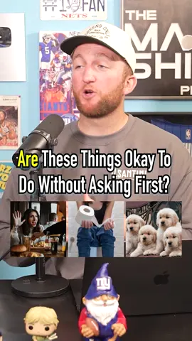 Are These Things Okay To Do Without Asking First? #fyp #frenchfries #dog #bathroom #fypシ 