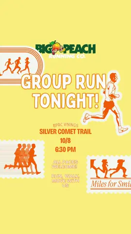 Join the BPRC Vinings squad tonight for a evening run at 630pm 🥹🤩 we’d love to see ya!! All paces welcome!! <3 #runatl #smyrna #runclub #fyp #Running 