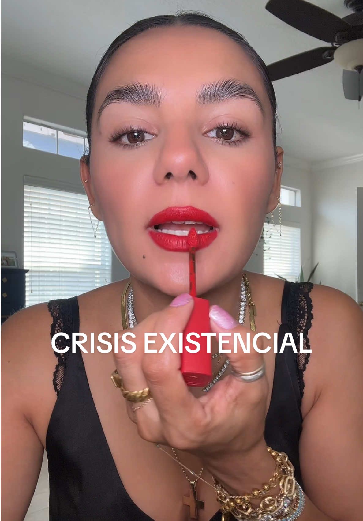 GRWM y mi crisis existencial 🤪🫶🏽 #crisisexiatencial #grwm #redlips #tedtalk 