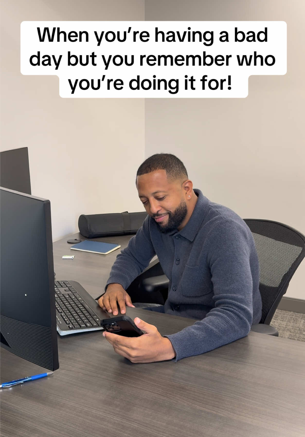 Never lose sight who you’re working hard for 😂😂😂😂 . . . . . #badday #workhard #realestate #realtor #humor 