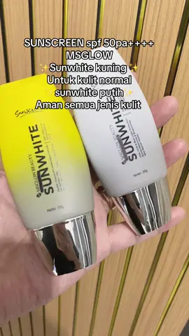 Sunscreen sunwhite spf 50pa++++ #msglowbeauty #fyp 