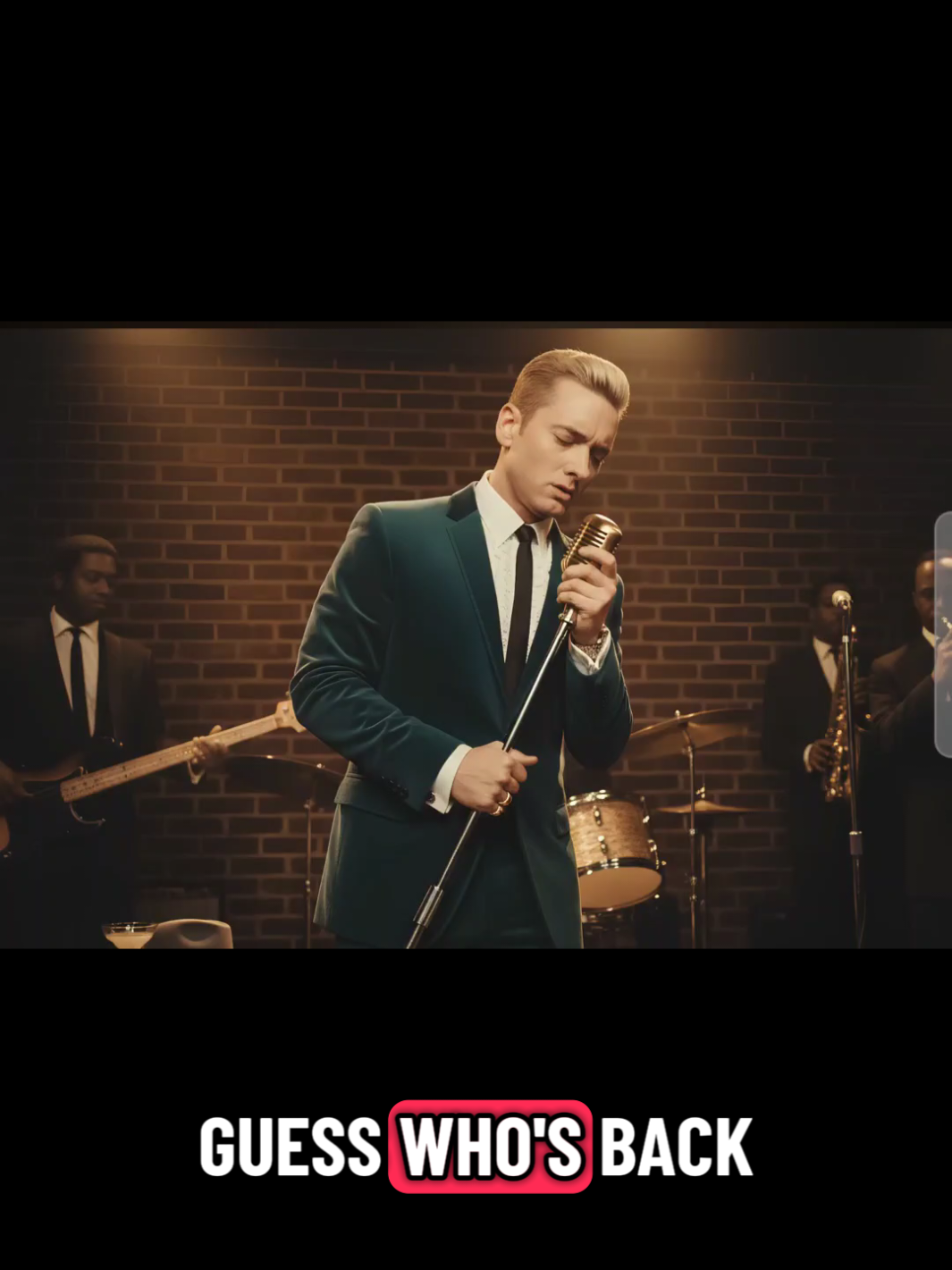 AI is getting WAY out of hand in all aspects... we know this, but can we just watch this and appreciate how incredible this is!! 🔥🔥🔥🔥🤌🤌🤌 #eminem #withoutme #1950s #ai #music 