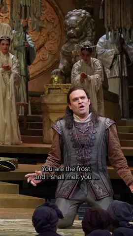 One of opera’s best gotcha moments!🔥 Audience favorite Michael Fabiano is on stage now as Calàf in Puccini’s Turandot. Check out this clip from the final dress rehearsal as Fabiano sings an excerpt from Act II, alongside the Met Opera Chorus. Carlo Rizzi conducts. Catch Fabiano as Calàf through October 18. 🎟️ Book your tickets on the Met Opera app or at the link in our bio. Videography by Neville Braithwaite / Met Opera