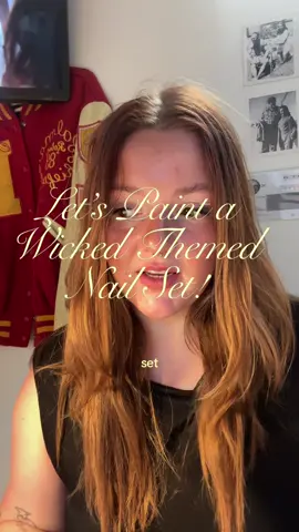 Wicked press ons 🧙‍♀️🫧  #wicked #nails #pressons #custompressons #fyp 