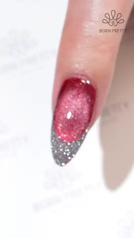 Reflective French nail art design❤️✨ Using #bornpretty ❤️Water Light Cat Magnetic Gel Polish: MY82 (60216) ✨6 Colors Reflective Glitter Gel (61649) Super Top Coat (58775) Tap the link in my bio and search the product id to find #nailove #nailgel #cutenails #nailart #allshineonme #nailsdesign #gelnail #naillover #frenchnails #nails2inspire #nailswag #diynails #fallnails #fypシ゚ 