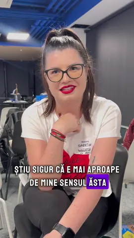 Tu cât de aproape ești de sensul tău? 🤔 Dacă ai fost la evenimentul Creators.talks din Septembrie, știi deja care a fost tema pe care am adus-o în discuție. Așa că ne-am folosit de entuziasmul participanților și i-am întrebat dacă simt că trăiesc în acord cu sensul lor. 🫣 Întâlnirile Creators sunt pentru oameni în căutare de sens, dar nu numai. Creăm conexiuni valoroase prin conceptele de evenimente pe care le organizăm. Pe 30 octombrie, ne vedem la Networking Meet-Up unde îți promitem că vei întâlni minim 25 de oameni din minim 10 domenii profesionale și vei pleca acasă cu conexiuni valoroase fie că e vorba de un mentor pentru tine, fie că e vorba de un nou prieten cu care să vorbești despre sens.💜