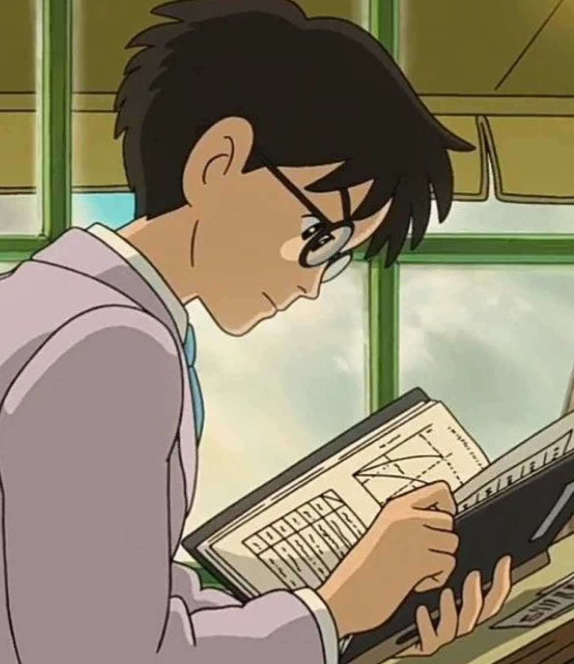 Anak Teknik itu Jiro 🤏🏻 #jirohorikoshi #thewindrises #teknikmesin #studioghibli #engineering 