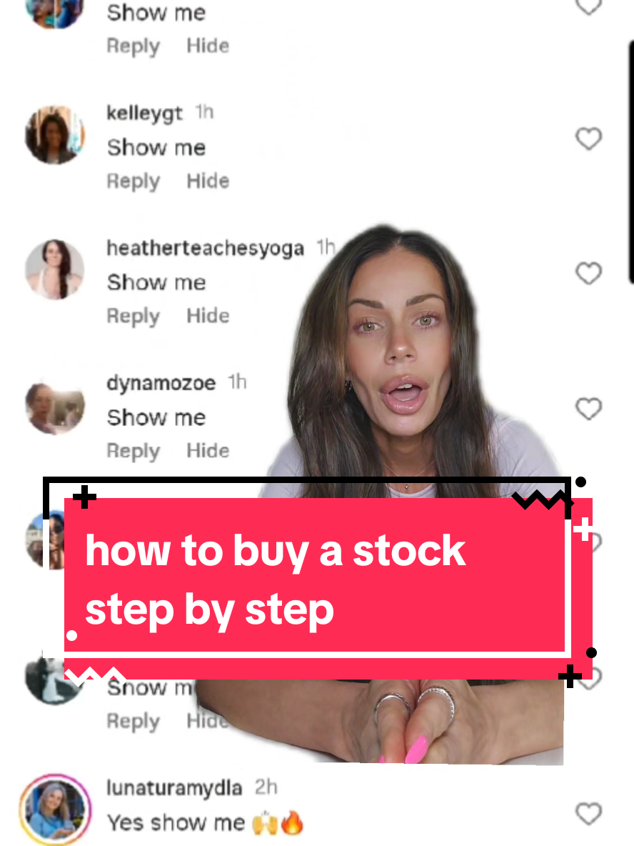 Step by step how to buy a stock 💸 Hi, I’m Nicole Victoria. I went from $40K in debt to millionaire at 30, and now I teach women how to build real wealth through investing, systems, and strategy. Most people make investing way harder than it needs to be, but I’m here to show you how to start building wealth the easy way. In my free trainings, I’ll walk you through how to actually start investing even if you feel overwhelmed or scared to lose money. You’ll learn how to grow your money while you sleep, the exact steps I used to build an eight-figure net worth, and how to make your money work harder than you ever could. Start with my free trainings or apply to work with me as your seven-figure mentor. Link in bio.