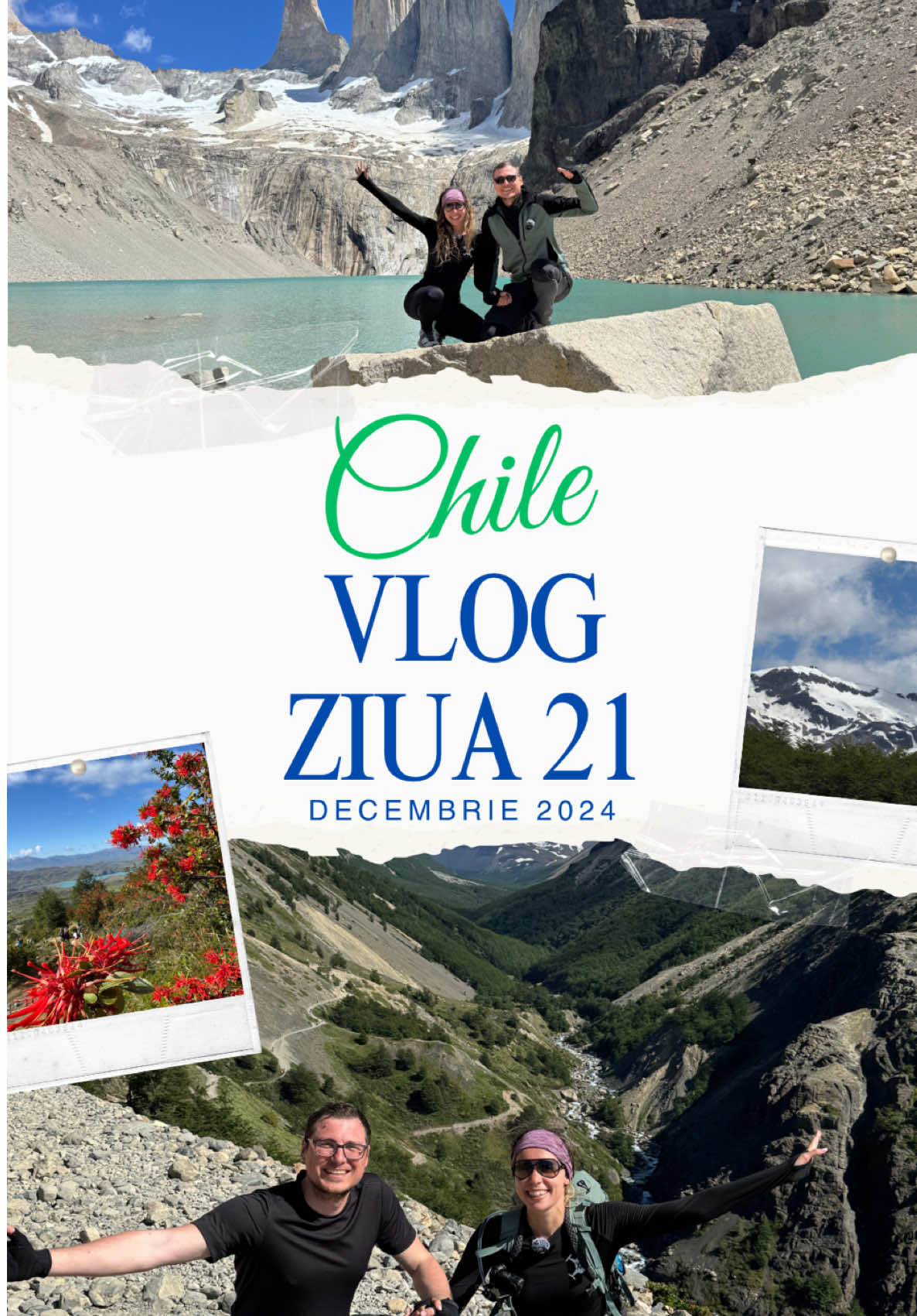 🎒 Ziua 21 – Una dintre cele mai intense și spectaculoase drumeții din toată aventura din America de Sud: Base de las Torres, inima Parcului Național Torres del Paine. Am pornit dis-de-dimineață și am urcat peste 18 km dus-întors, printre păduri, râuri, poduri suspendate și priveliști care te lasă fără cuvinte… iar finalul – acele trei turnuri de granit care se reflectă în lacul turcoaz – e ceva ce trebuie văzut o dată în viață❤ iar la acest final epic mai adaugam si ceva peripetii in stilul nostru clasic🤣  📍 Parque Nacional Torres del Paine ⏱️ Durată: aprox. 7-8 ore 🎟️ Acces: cu rezervare online (obligatoriu pentru turiști) 🥾 Dificultate: medie spre dificilă 💡 Tip: ia vântul în serios, Patagonia nu glumește 😅 🔸 Dacă visezi la o drumeție care îți testează limitele, dar te răsplătește cu cea mai emblematică priveliște din Chile, asta e! #Chile #fatacudrona #patagonia #torresdelpaine @Victor Gabriel Grigorie 