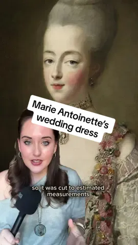 Have you ever wondered what Marie Antoinette’s wedding dress looked like? Well this royal wedding dress from 1774 gives us a good idea…  #fashionhistory #marieantoinette #historyfacts #History