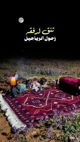 #اكسبلور #شعر #منشن #الشتاء #قمر تنق لرفقه زحول الرياجيل 