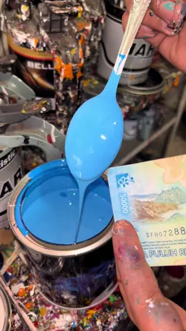 Oplos warna biru uang 50.000#catoplosan #aljayamakmur #oploscat #oploscat #mixingcolors 