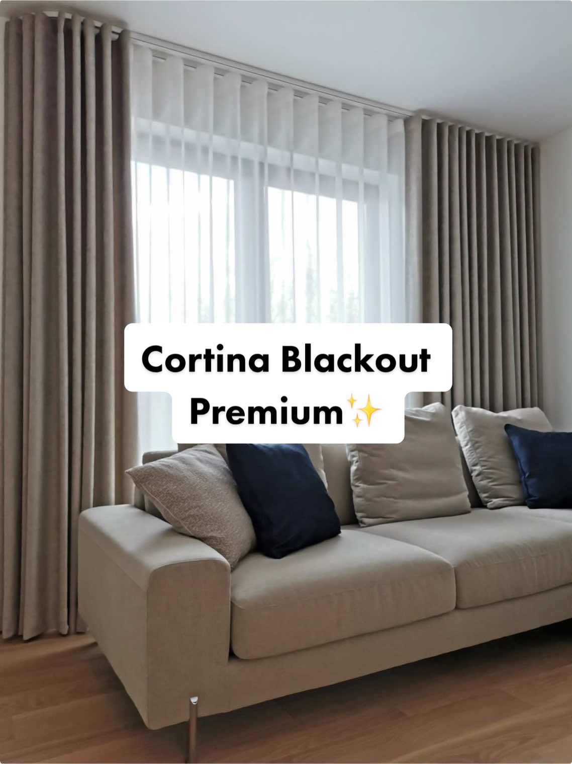 Cortina Blackout em tecido premium