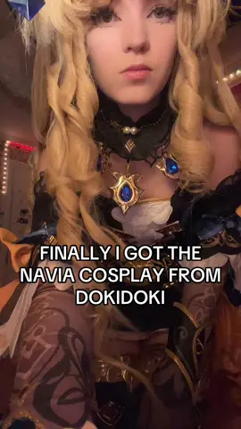 IM SO HAPPY RAAAAAHHHH #navia #genshinimpactnavia #naviacosplay #cosplay #foryou 