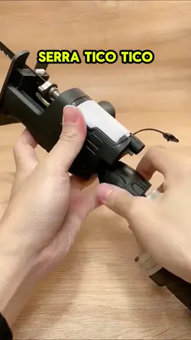Adaptador para transformar furadeira em serra tico tico 🪚🪵 #ferramentas #furadeira 