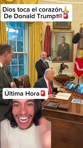Escucha lo que dijo Donald Trump “Dios tocó su corazón” #ultimahora🚨 #foryou #eeuu🇺🇸 #donaltrump🇺🇲 