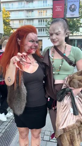 @saga😸😸😸😸😸 @Freja Björck  Pinglor !! #halloween #makeup #specialeffectsmakeup #wearwolf #orc 