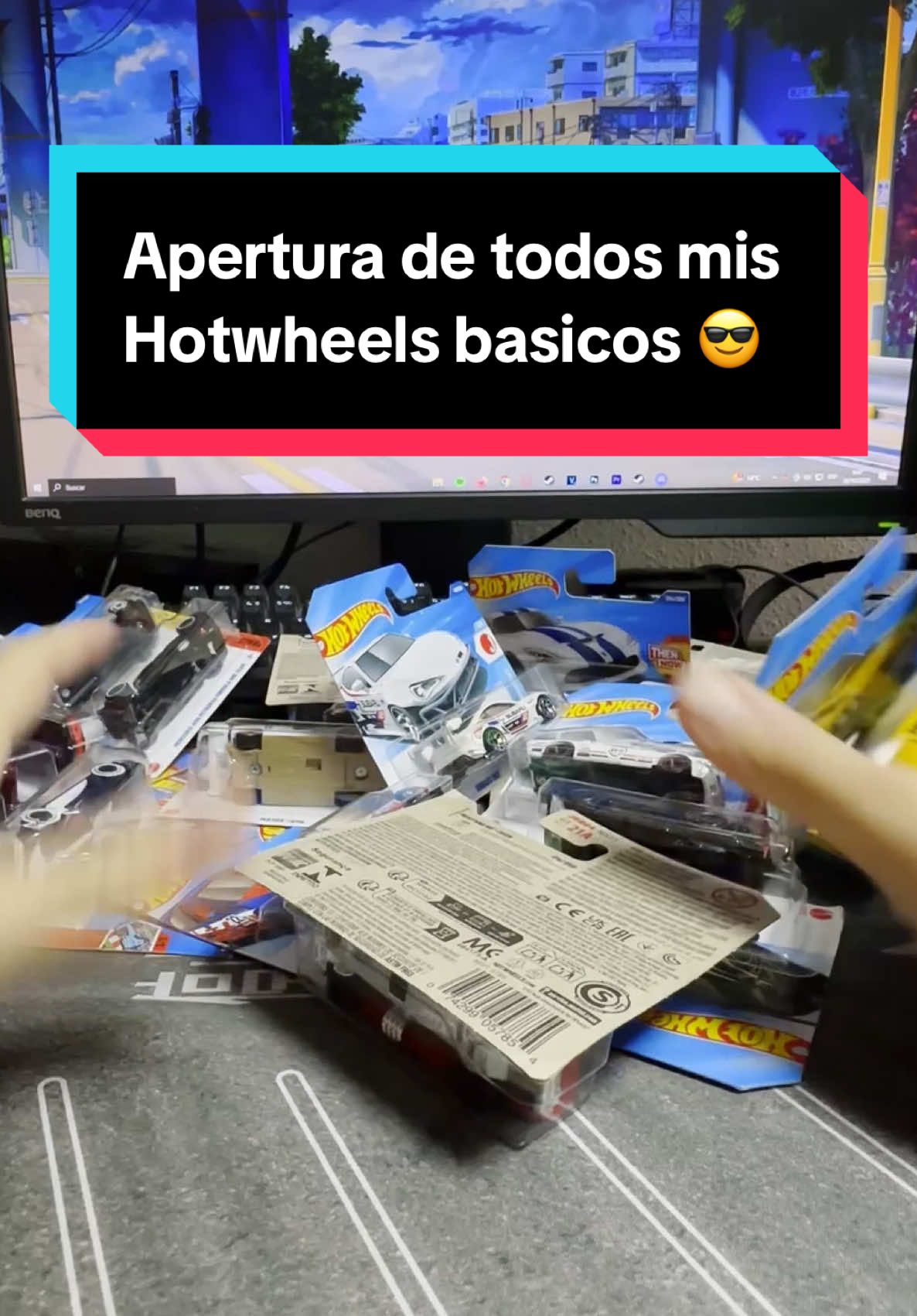 Apertura de todos mis Hotwheels basicos 😎 #hotwheels #hotwheelscollector #diecast #carcommunity #lentejas 