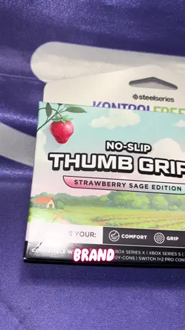 NEW Strawberry Sage No Slip Thumb Grips. Perfect for cozy gaming. 🍓 #kontrolfreek #freeknation #strawberry #sage #cozygaming 
