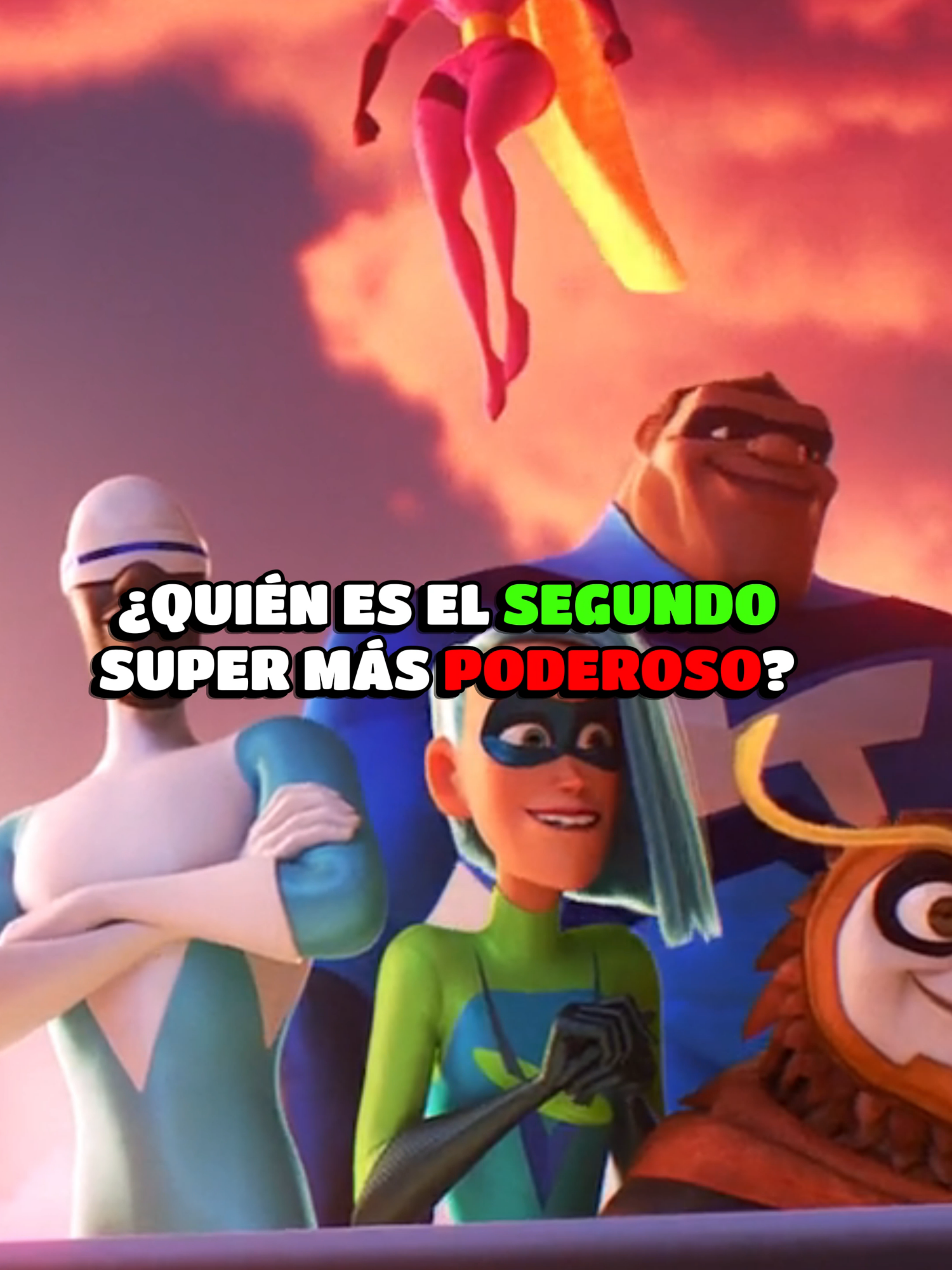 ¿Quién es el SEGUNDO super más poderoso?  #losincreibles #Pixar #frozono #ponganbachata #mrincredible #gammajack