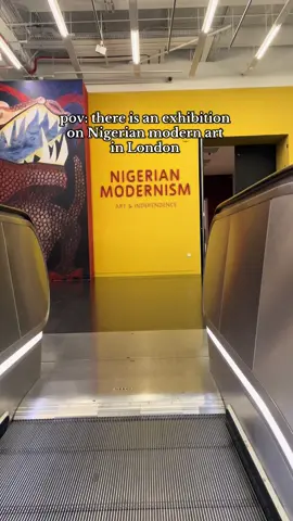 new exhibition alert!  at Tate Modern, the Nigerian Modernism exhibition showcases indigenous traditions, colonial realities and historical calls for independence using abstract art, oil paintings, and photography. Honestly, a must see 🥹 Ends May 10th, 2026. #thingstodoinlondon #london #exhibitions #blackart #nigeria @Tate 