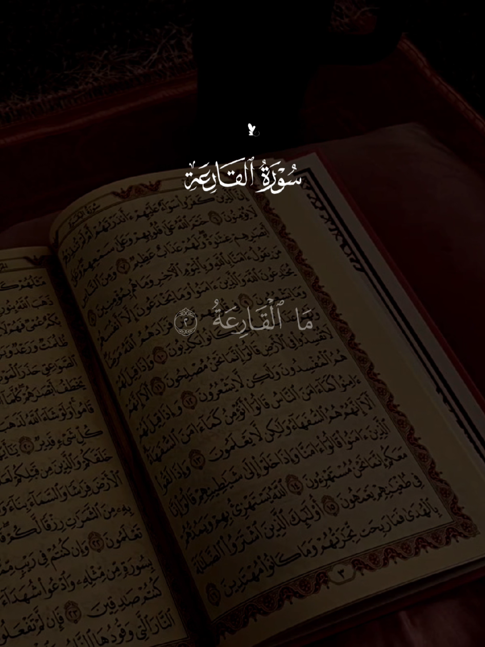 سورة القارعة🤍 #قران #quran #قران_كريم #quran_alkarim #القران_الكريم 