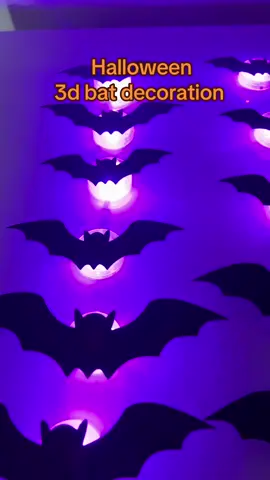 #bat #halloween #3d #light #decoration 