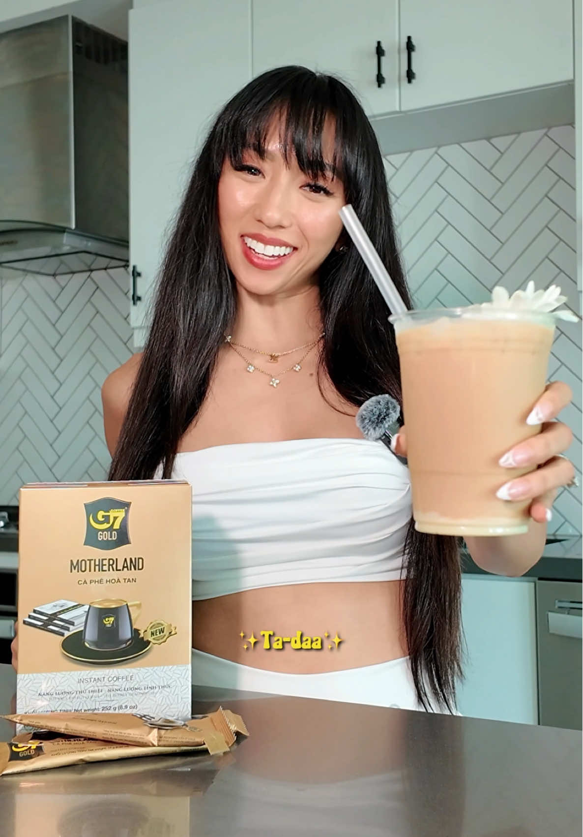 she’s instant, but she’s got heritage ☕️🇻🇳✨ here’s how to get Vietnamese coffee in 5 mins ft. @Trung Nguyên Legend @trungnguyenlegend.us  Iced cà phê sữa đá (Vietnamese iced milk coffee):     •    Mix 1-2 packet with 2-4 tbsp hot water to dissolve.     •    Add 2 tbsp condensed milk.     •    Pour over a tall glass of ice.     •    Stir & enjoy! #vietcoffee #cafesuda #vietnamese #instantcoffee #VietnameseCoffee 