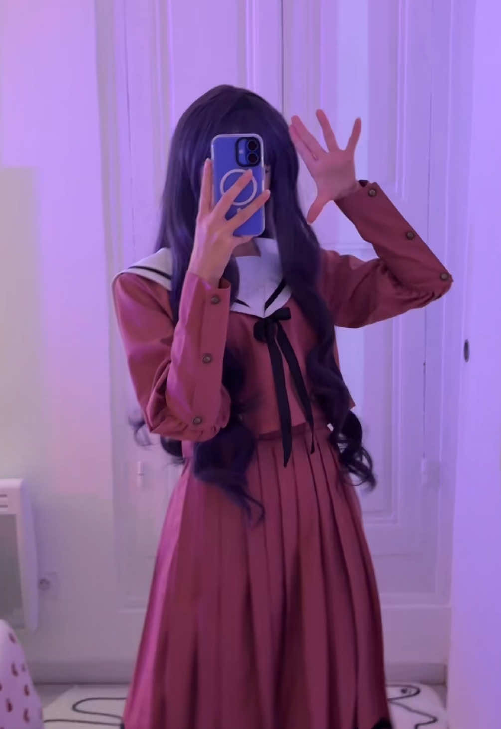 I'm going to make the trend with all the cosplay 🥹✊🏼 #cosplay #waguricosplay #bloom #wagurikaoruko 