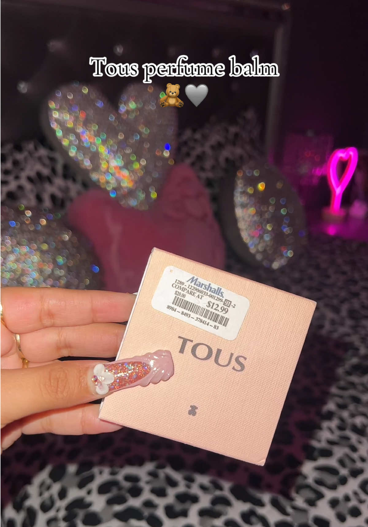 Found it right away at marshalls 😍🩷 #fyp #tous #perfumebalm #marshalls #girly 