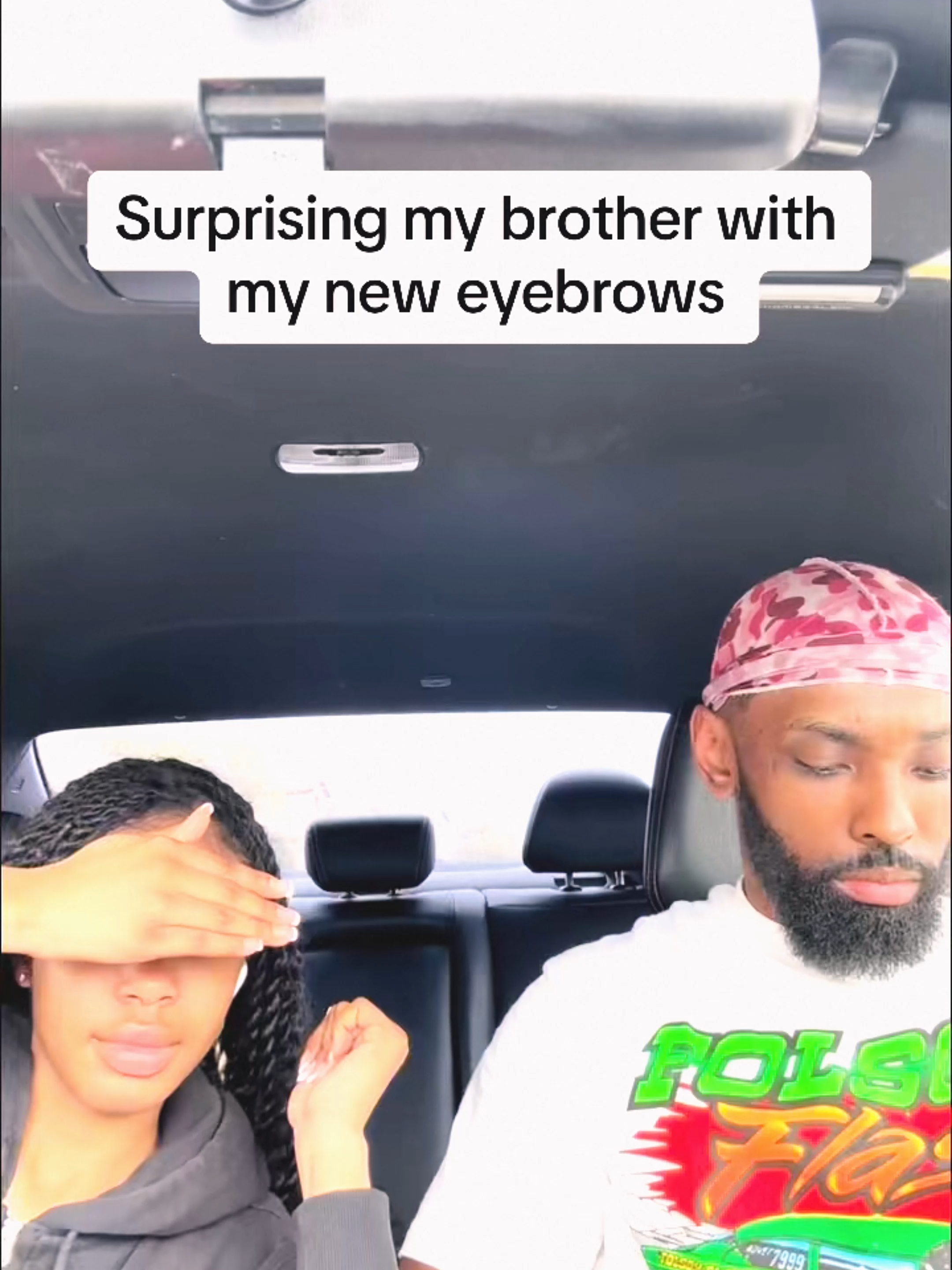 Nah why her eyebrows look like that 😭😭😭 #fyp #foryou#foryoupage #brotherofcolor #funny #color #tiktok #challenge
