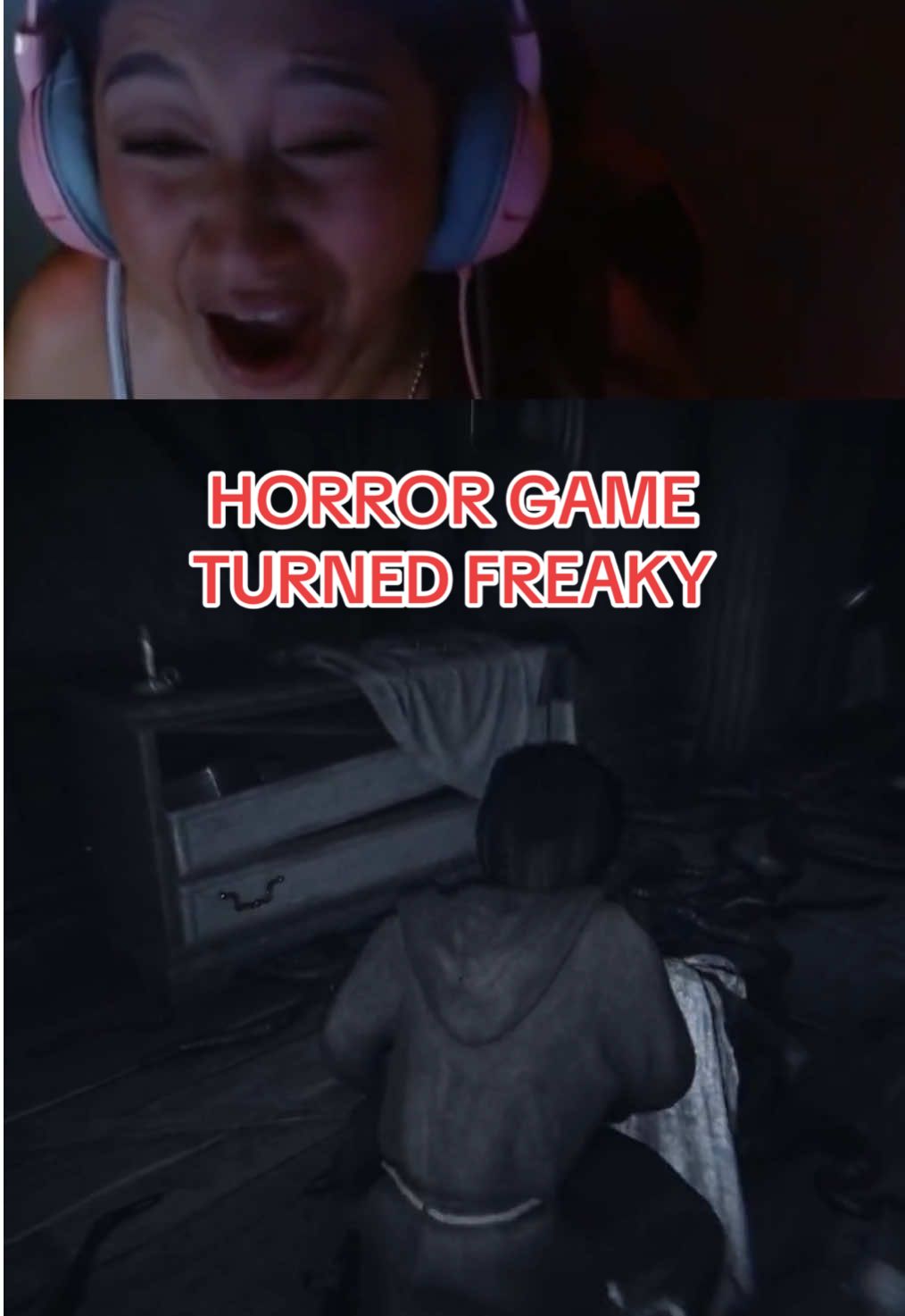 horror game turned freaky 👻 #devour #horror #gaming #funny #streamer 
