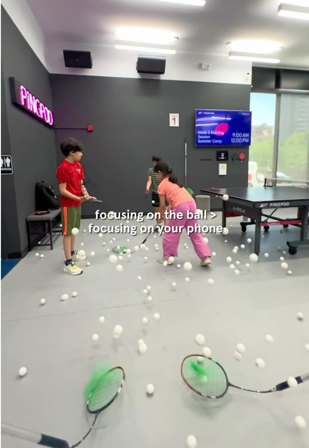 Visit our app to sign your child up for one of our after-school classes today! Kids membership info is available there too.  #pingpod #kids #fun #pingpong #pingpodkids 