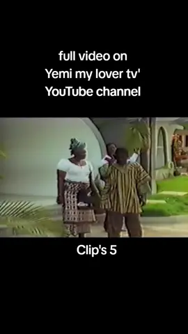 Full video on Yemi my lover tv' YouTube channel #yemimylover #oldmovie #movieclips🎬 #nigeria #fypage 