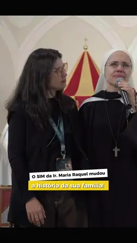 O SIM, a renúncia do que era lícito mudou a história da família da irmã Maria Raquel!  Nós vamos chegar lá 😭🥹🙌🏻 #oração #fé #católico #testemunho #irmãmariaraquel 
