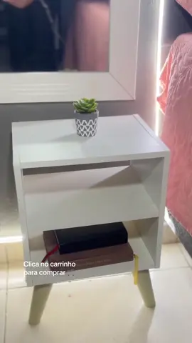 Mesa de Cabeceira Retro para Quarto Casal ou Solteiro Nicho Decoração Palma #cabeceira #cama #quarto #nicho #tiktokshop 