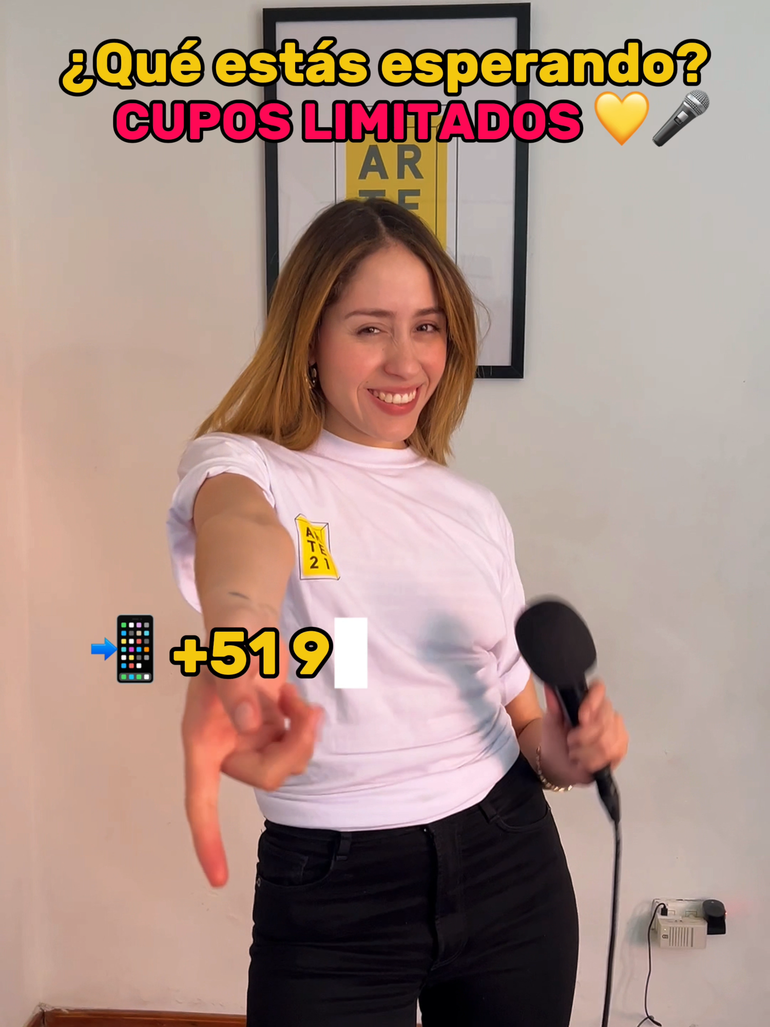 “No sabes cantar”🎙️ 😤 No te traumes, ¡solo te faltan clases en ARTE 21! 🎤 Aprende a cantar desde 0 y con técnica, y si ya sabes cantar te daremos los ajustes necesarios — lo que te hace falta es soltarte 😉 Cupos limitados 🔥 #arte21💛 #notetraumes #aprendeacantar #clasesdecanto #sugaronmytongue #trend