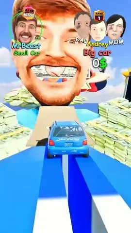 MrBeast 10000 RANK Challenge for Poor Andrey Family 1 RANK - BeamNG.Drive #mrbeast #rank #challenge #beamngdrive 