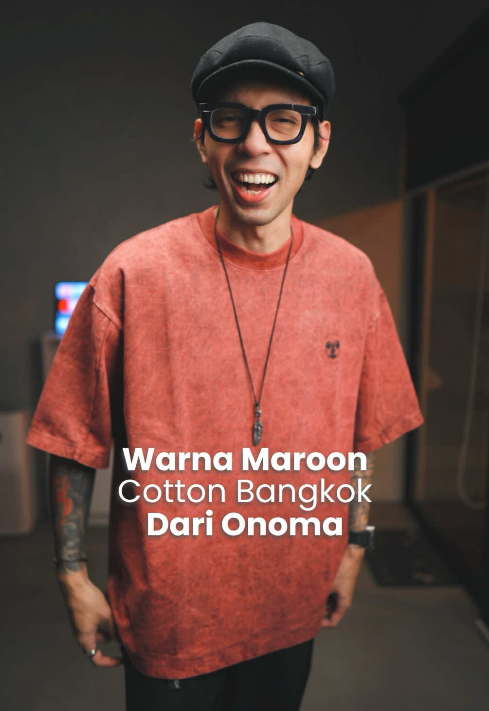 Akhirnya cotton bangkok onoma ngeluarin warna maroon!! #kaos#kaosoversize #tshirt #tshirts #OOTD 